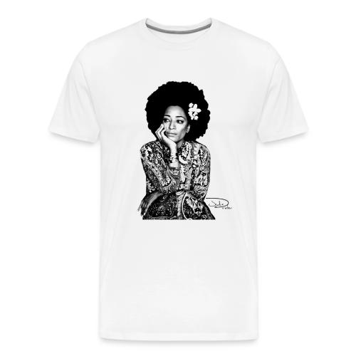 Julie Dexter Afro Flower - Men's Premium T-Shirt