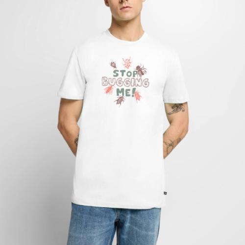 Stop Bugging Me! Funny Insect Design - Men's Premium T-Shirt