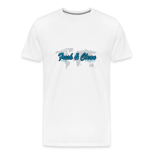 Fresh & Clean Logo Tee (pnthrs) - Men's Premium T-Shirt