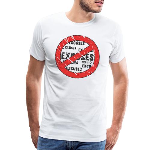 No Excuses | Vintage Style - Men's Premium T-Shirt
