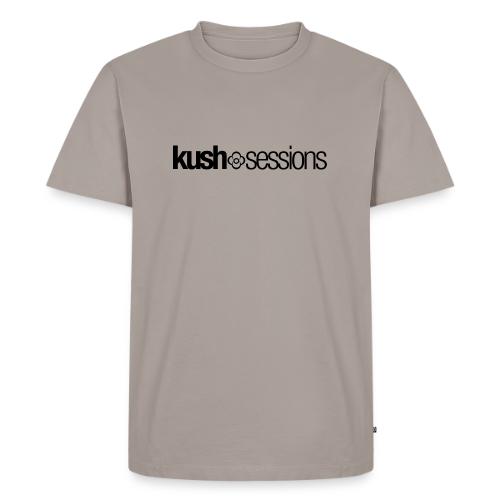 KushSessions (black logo) - Men's Premium T-Shirt