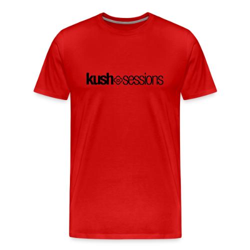 KushSessions (black logo) - Men's Premium T-Shirt