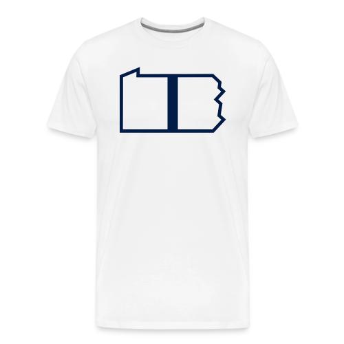 Happy Valley Helmet Stripe (On White) - Men's Premium T-Shirt