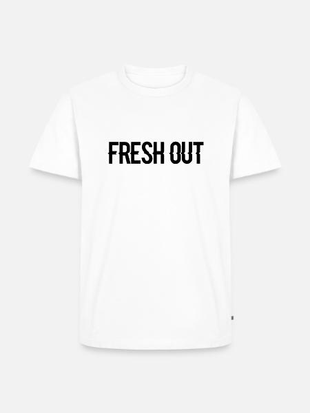 fresh out - Men's Premium T-Shirt - white