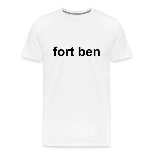 fort ben black - Men's Premium T-Shirt
