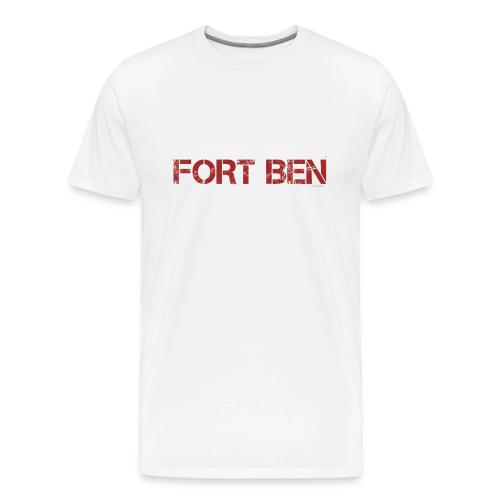 FORT BEN, red capture - Men's Premium T-Shirt