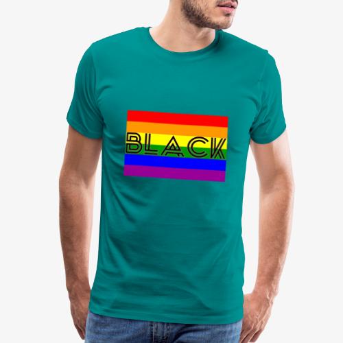 Black LGBTQ - Men's Premium T-Shirt
