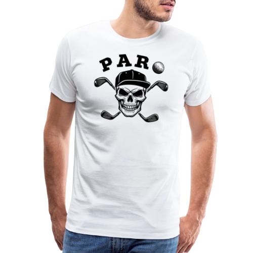 PAR Skull - Golf Gag Gift Tee for Men Cool Vintage - Men's Premium T-Shirt