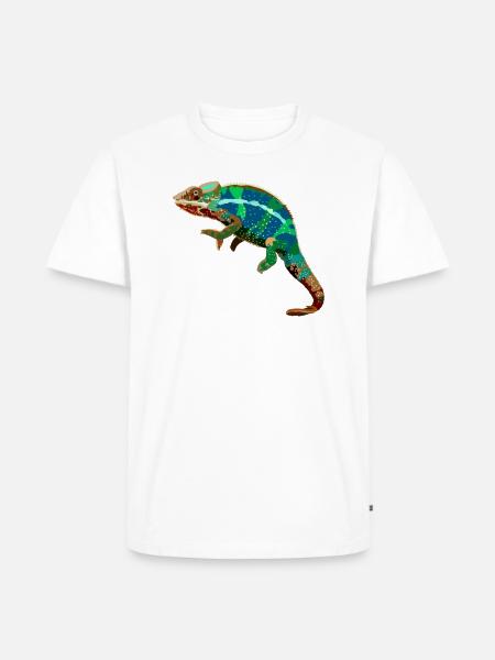 Chameleon - Men's Premium T-Shirt - white