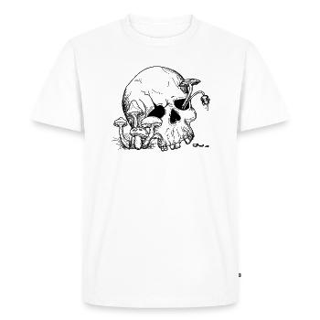 A Memento Mori - Mono - Men's Premium T-Shirt - white - Front - Nico (187cm)