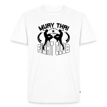 Muay Thai - Men's Premium T-Shirt - white - Front - Nico (187cm)