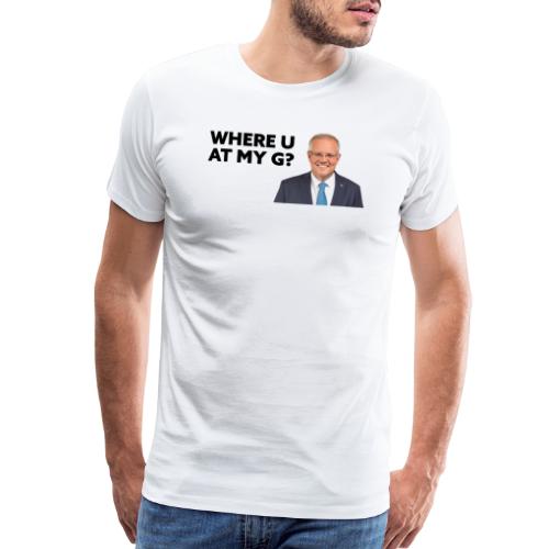 Where is Scomo? - Men's Premium T-Shirt