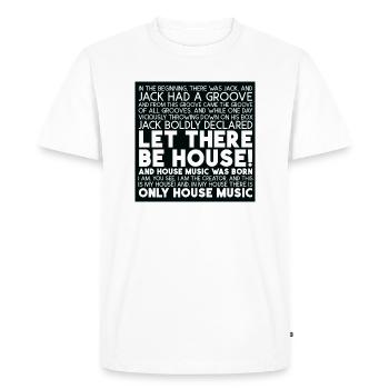 JACK THE BODY - Men's Premium T-Shirt - white - Front - Nico (187cm)
