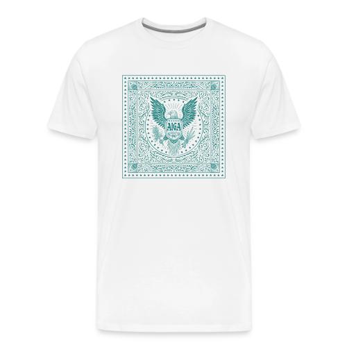AIGA DC Stamp of Approval (teal) - Men's Premium T-Shirt