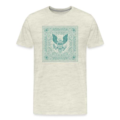 AIGA DC Stamp of Approval (teal) - Men's Premium T-Shirt