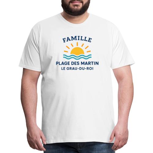 Family Beach Shirt – Plage des Martin Design - Men's Premium T-Shirt