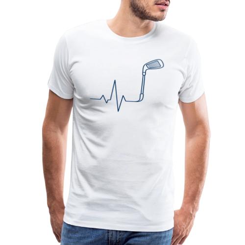 Healthcare Golfer Pulse - Medical Golf Gift Tee - Men's Premium T-Shirt