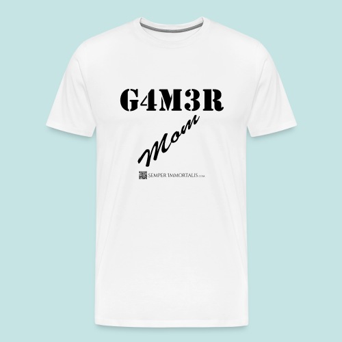 Gamer Mom (black) - Men's Premium T-Shirt