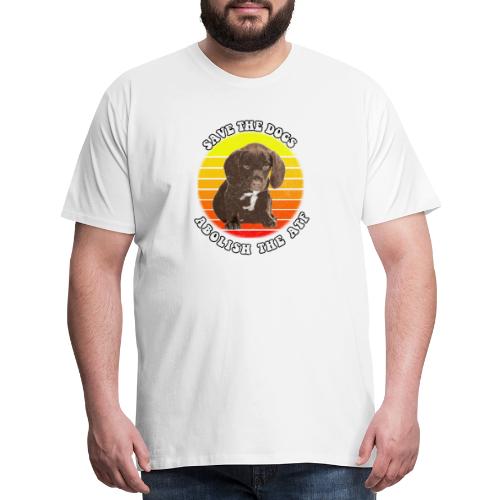SAVE THE DOGS ABOLISH THE ATF - Men's Premium T-Shirt