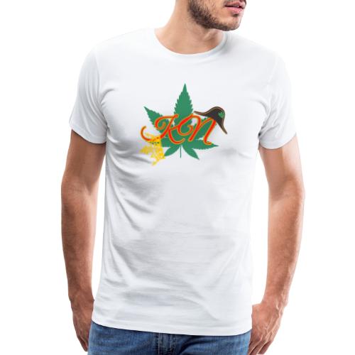 King Napoleon pot leaf logo - Men's Premium T-Shirt