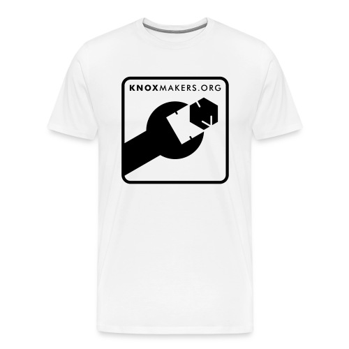 Logo Square White BG - Men's Premium T-Shirt