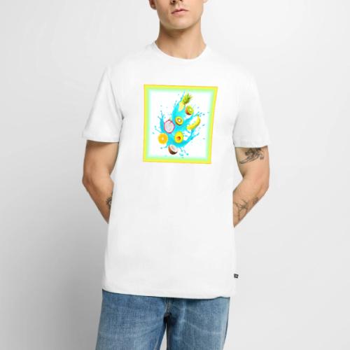 Splash of Tropical Fruits Art. Buy Now - Men's Premium T-Shirt