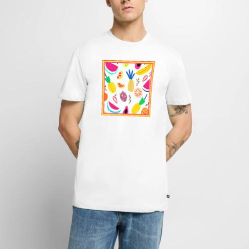 Basic Tropical Fruits Art - Men's Premium T-Shirt