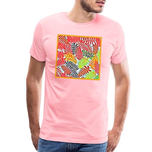 Chic Leaves Artistic Spectrum - Men's Premium T-Shirt