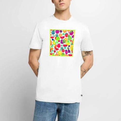 Colorful Fruits Orchard Artistry - Men's Premium T-Shirt