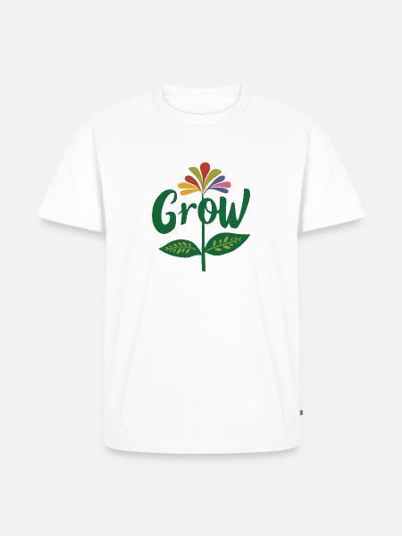 grow - Men's Premium T-Shirt - white