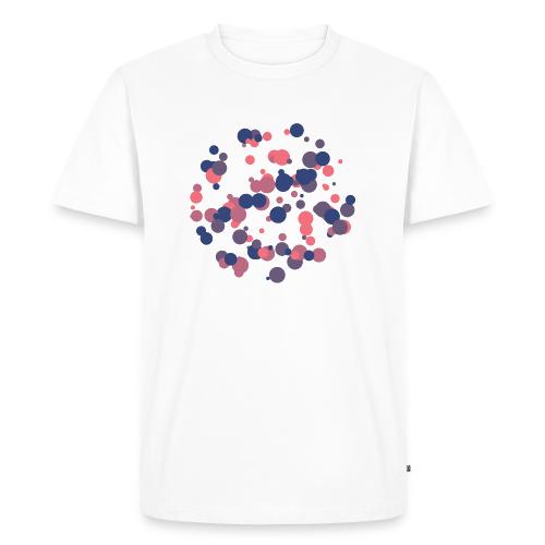 abstract circles pattern - Men's Premium T-Shirt