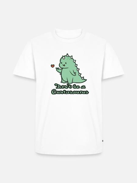 Dinosaur advice - Men's Premium T-Shirt - white