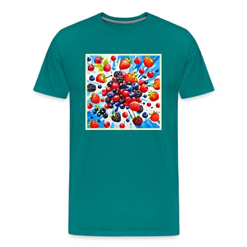 Colorful Berry Fiesta Design - Men's Premium T-Shirt