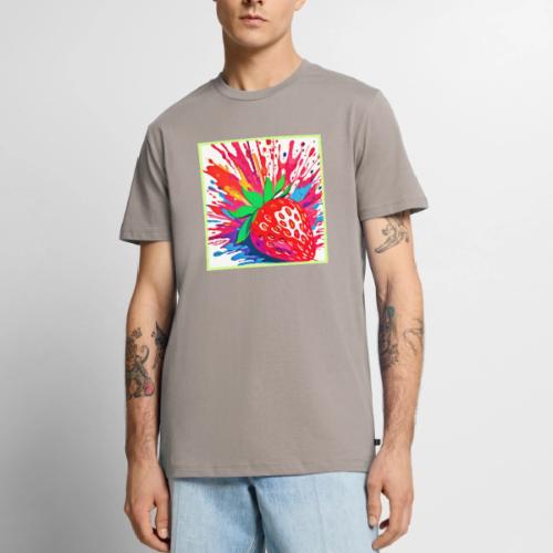Splatter Strawberry Splash - Men's Premium T-Shirt