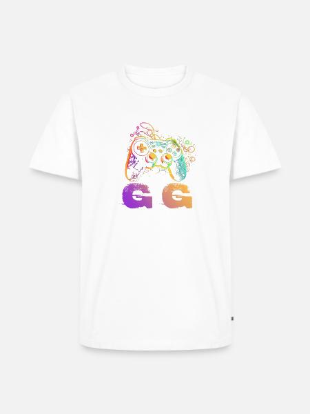 GG - Men's Premium T-Shirt - white