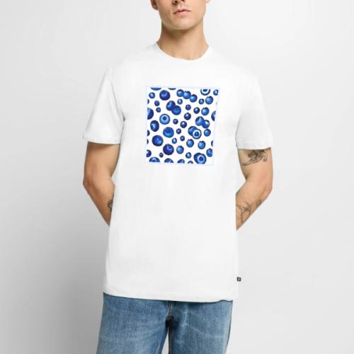 Fresh Blueberry Pattern - Men's Premium T-Shirt