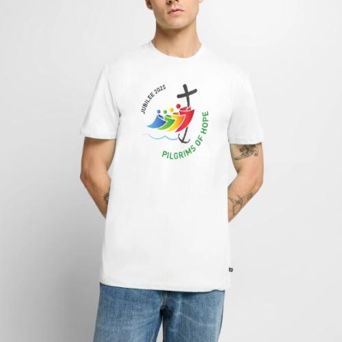 pilgrims of hope 2025 logo (Jubilee Year 2025) - Men's Premium T-Shirt