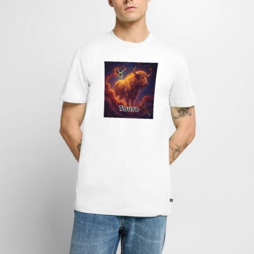 Taurus zodiac designs, constellations, universe - Men's Premium T-Shirt