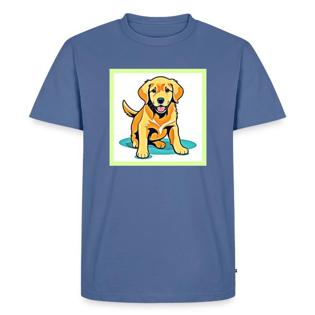 Golden Pup Charm Design