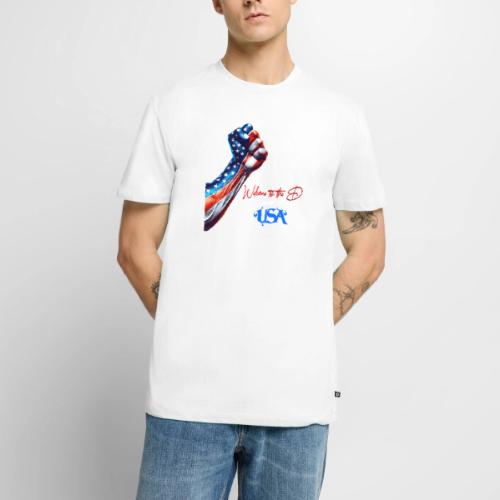 Welcome to the D Fist USA - Men's Premium T-Shirt