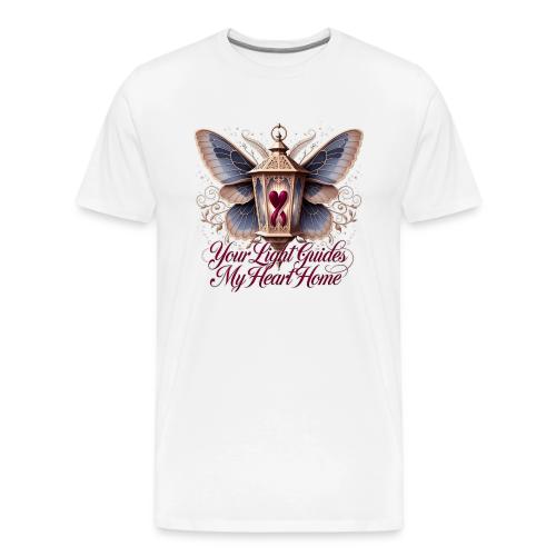Your Light Guides My Heart HomeGifts T-Shirt - Men's Premium T-Shirt