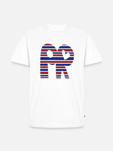 Puerto Rico is PR - Men's Premium T-Shirt - white