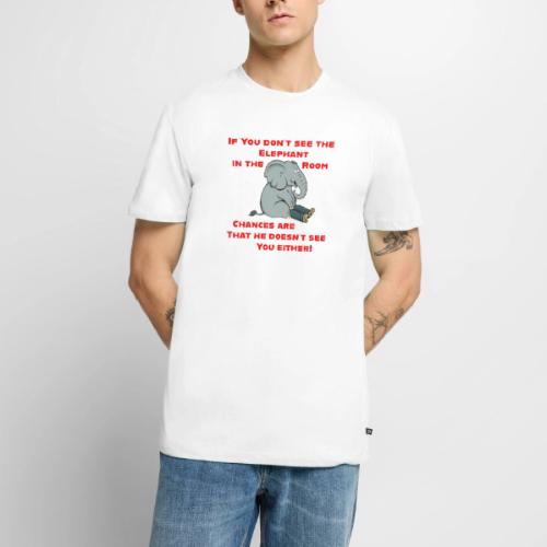 Elephant in the Room Meme - Men's Premium T-Shirt