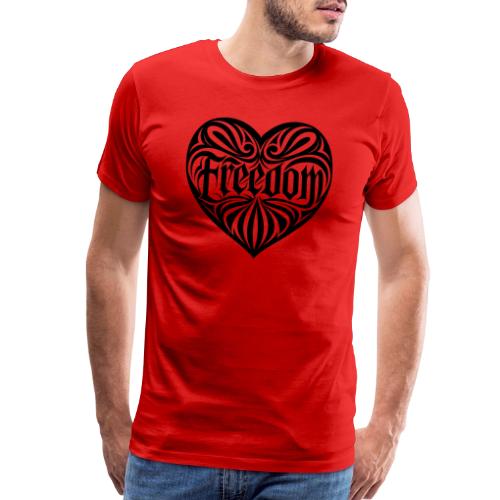 FREEDOM in Heart - Men's Premium T-Shirt
