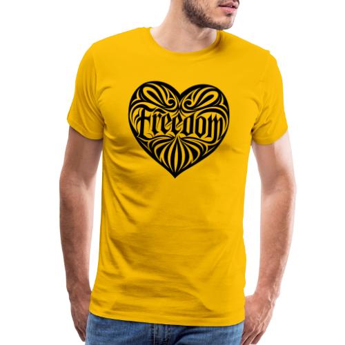 FREEDOM in Heart - Men's Premium T-Shirt