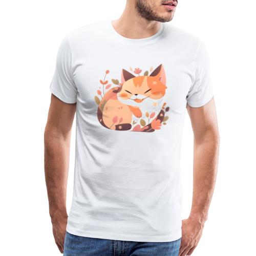 Smiling Cat - Men's Premium T-Shirt