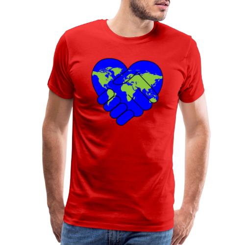 World United in Love - Men's Premium T-Shirt