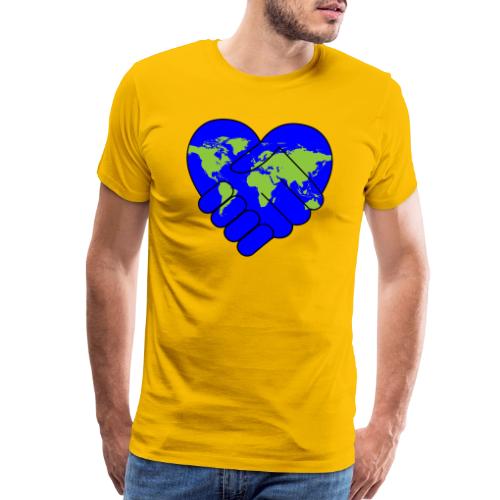 World United in Love - Men's Premium T-Shirt