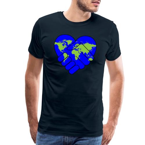 World United in Love - Men's Premium T-Shirt