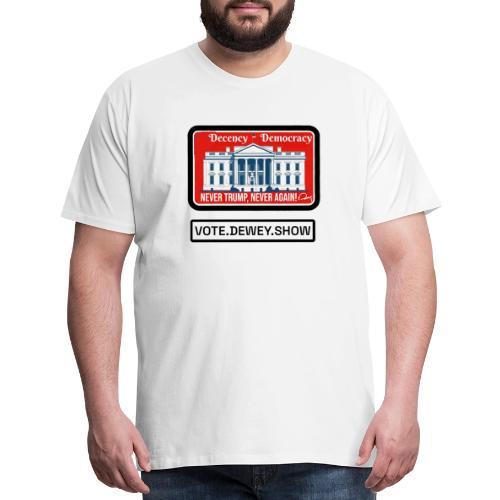 Democracy, Decency, White House brand shirt - Men's Premium T-Shirt